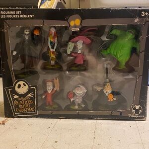 Disney Store The Nightmare Before Christmas 7 Piece Figurine Set